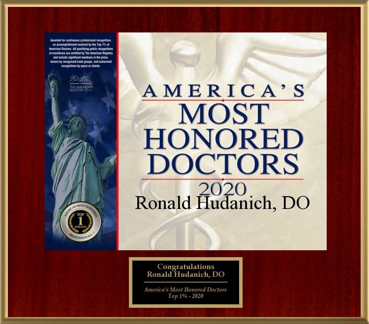 2020 americas most honored doctors award, top 1 percent